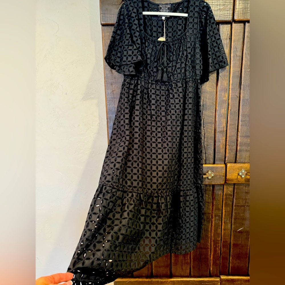 NWT Johnny Was black dress, never been worn, and a beautiful fun dress